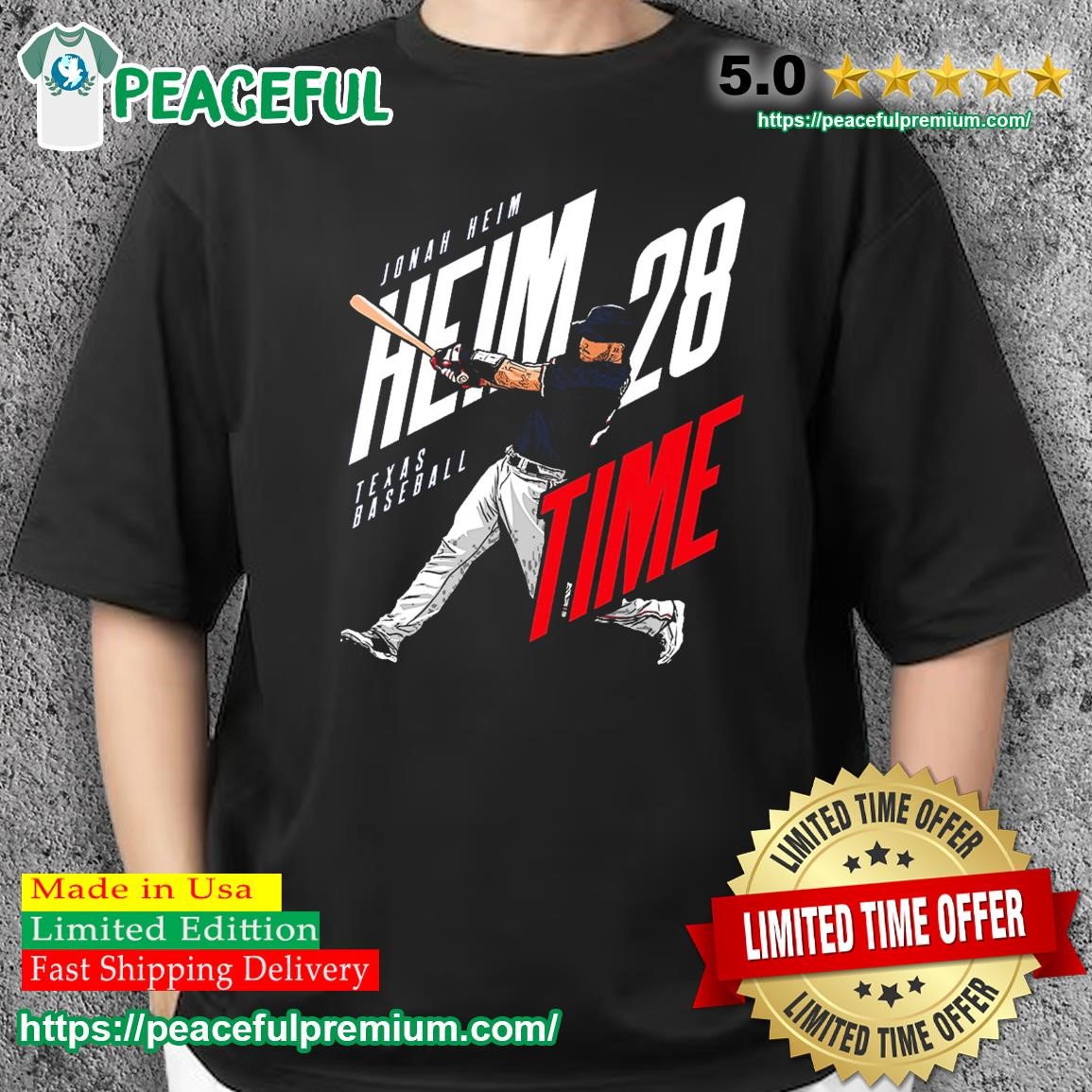 Jonah Heim Texas Baseball Heim Time 2023 shirt, hoodie, sweater, long  sleeve and tank top