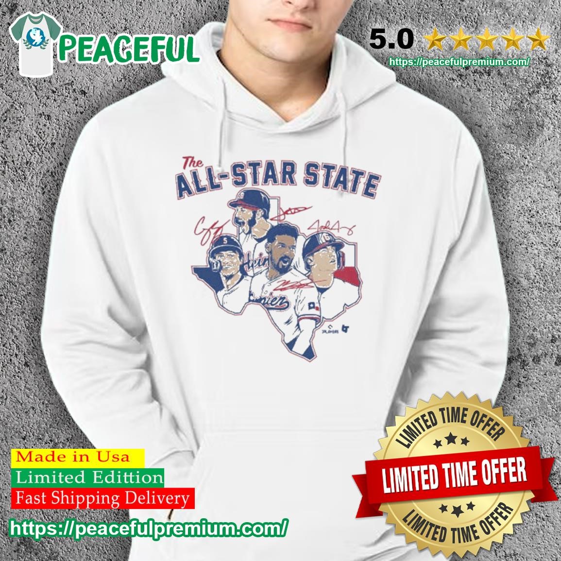 Texas Rangers All Star State shirt - Limotees