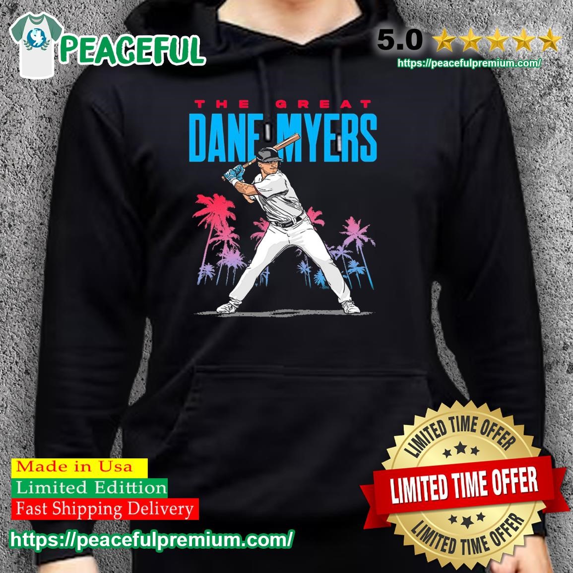 The great Dane Myers Miami Marlins baseball shirt, hoodie, sweater and  v-neck t-shirt