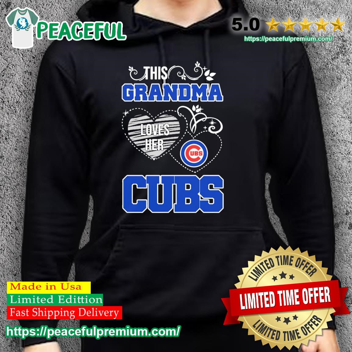 This Grandma Loves her Chicago Cubs shirt, hoodie, sweater, long sleeve and  tank top