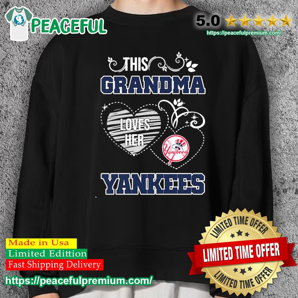 This Grandma Loves Her New York Yankees shirt, hoodie, sweater, long sleeve  and tank top