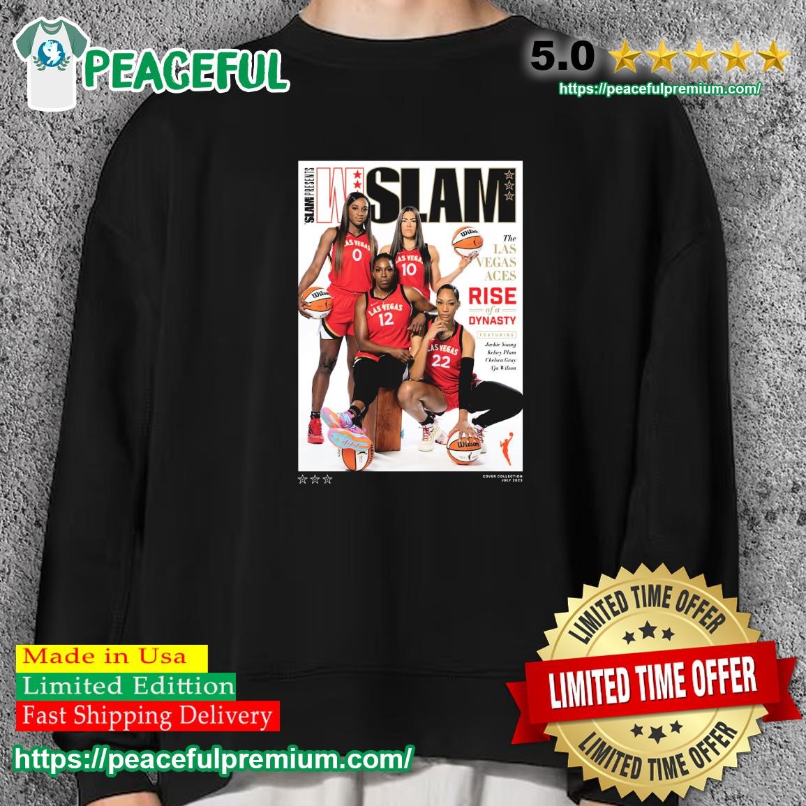 WSLAM The Las Vegas Aces Rise Of Dynasty Shirt, hoodie, sweater