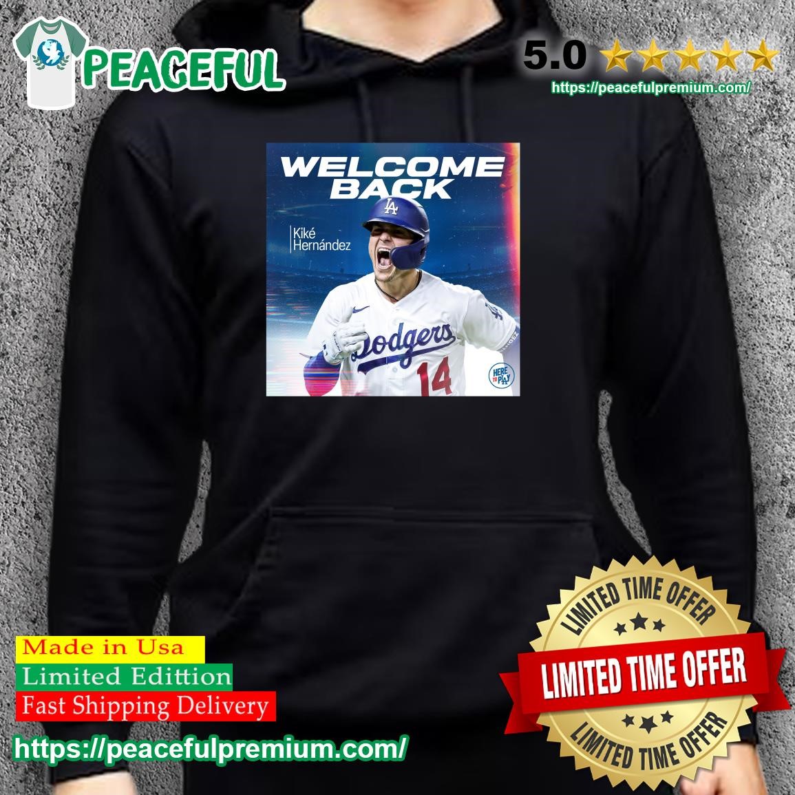 Welcome back to Los Angeles Dodgers Enrique Hernandez Shirt, hoodie,  sweater, long sleeve and tank top