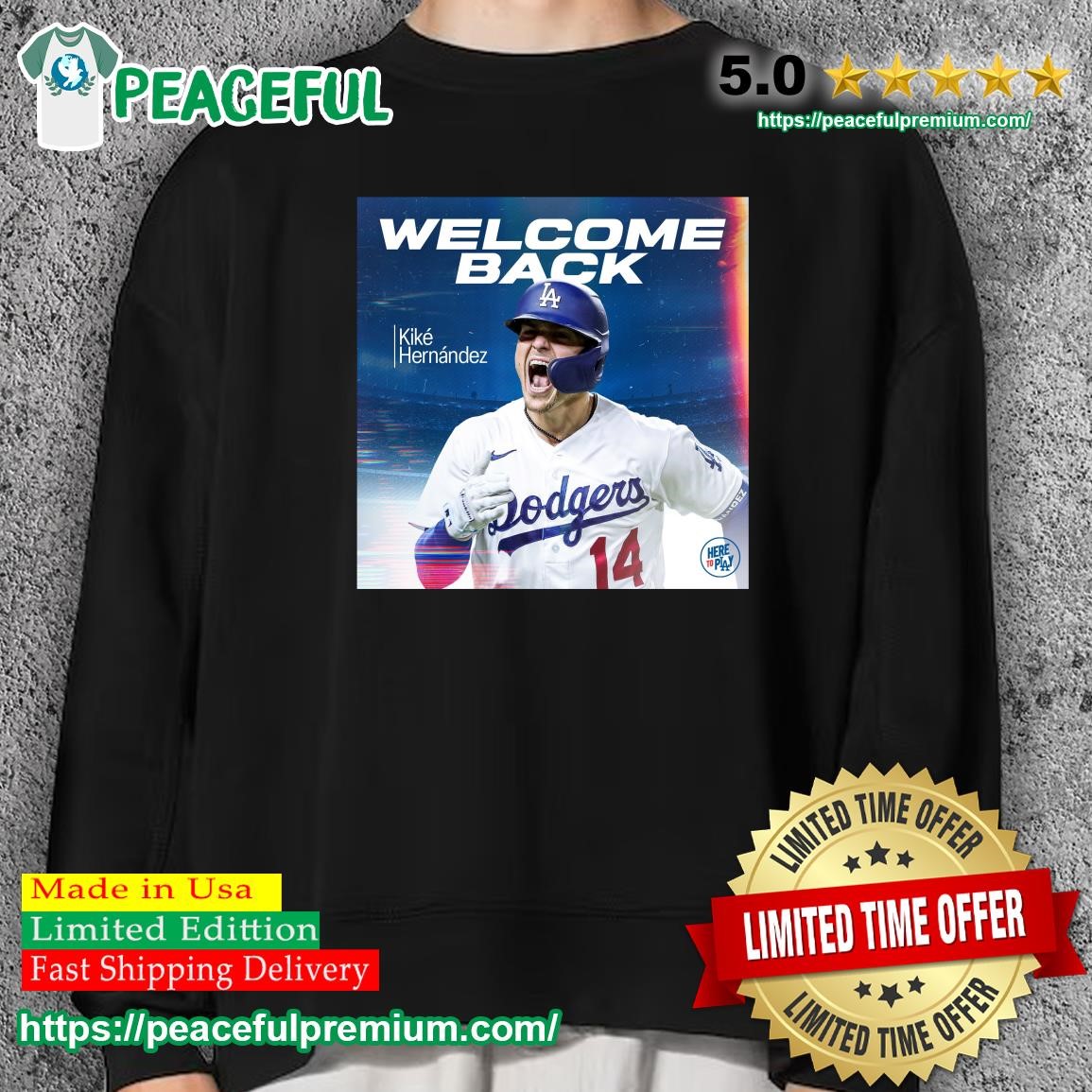 Welcome back to Los Angeles Dodgers Enrique Hernandez Shirt, hoodie,  sweater, long sleeve and tank top