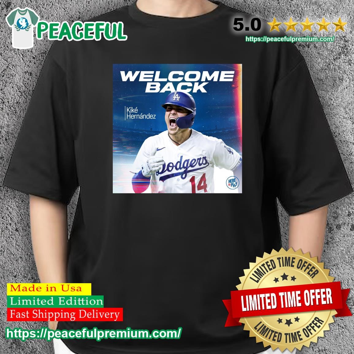 Welcome back to Los Angeles Dodgers Enrique Hernandez Shirt