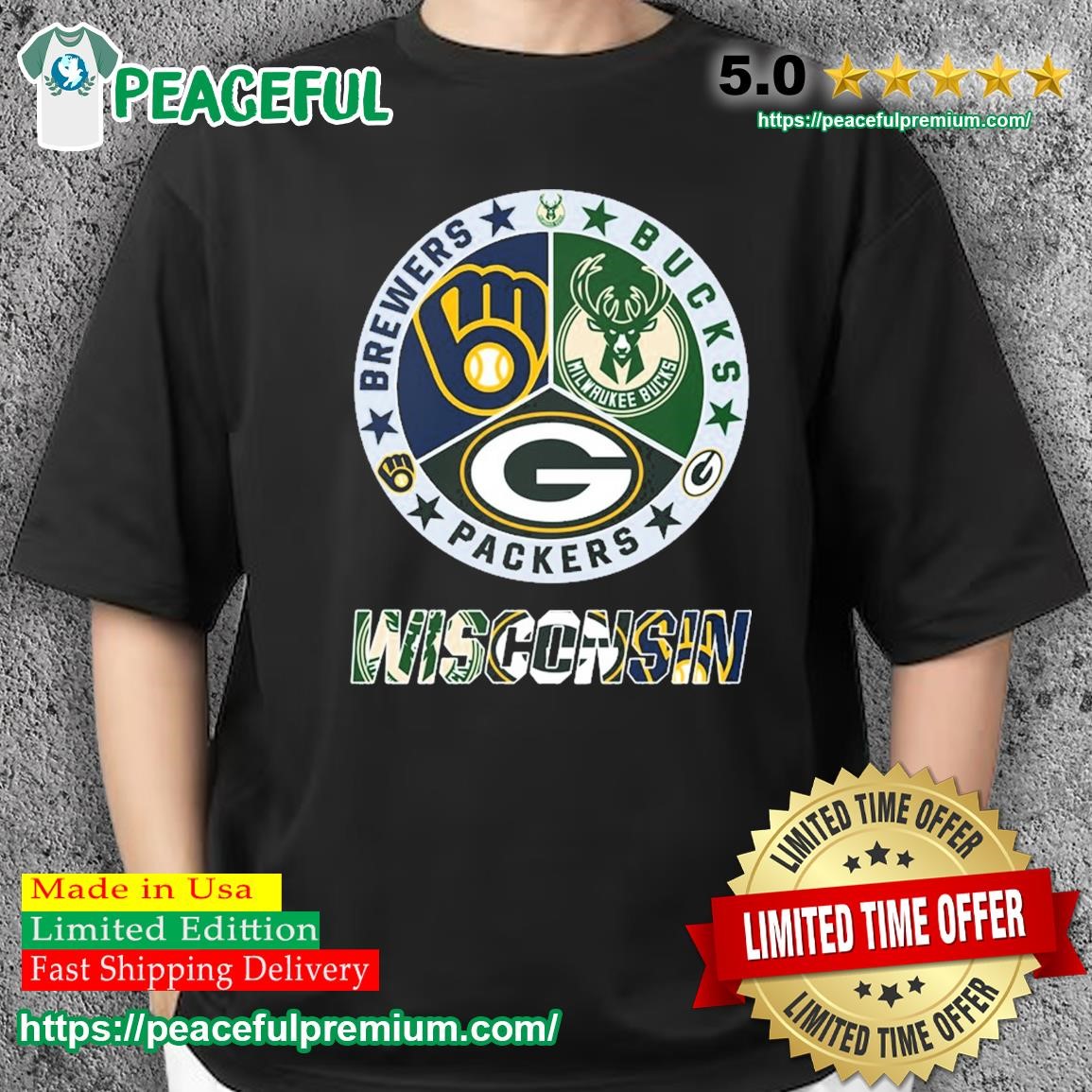 Wisconsin Sports Teams Shirt Brewers, Bucks And Packers, hoodie, sweater,  long sleeve and tank top