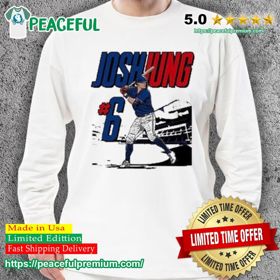 Design josh jung #6 Texas rangers shirt, hoodie, sweater, long sleeve and  tank top