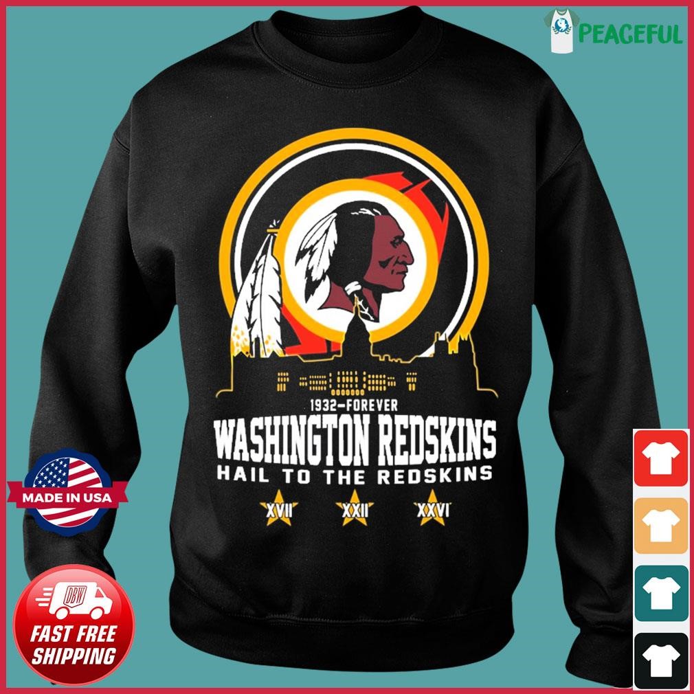 Washington Redskins 1932-Forever Hail To The Redskins Shirt