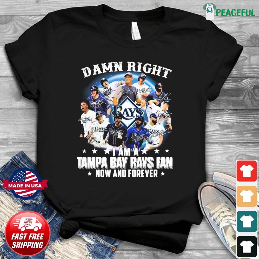 Damn right I am a Tampa Bay Rays Fan - Baseball player, baseball fan Shirt,  Hoodie, Sweatshirt - FridayStuff