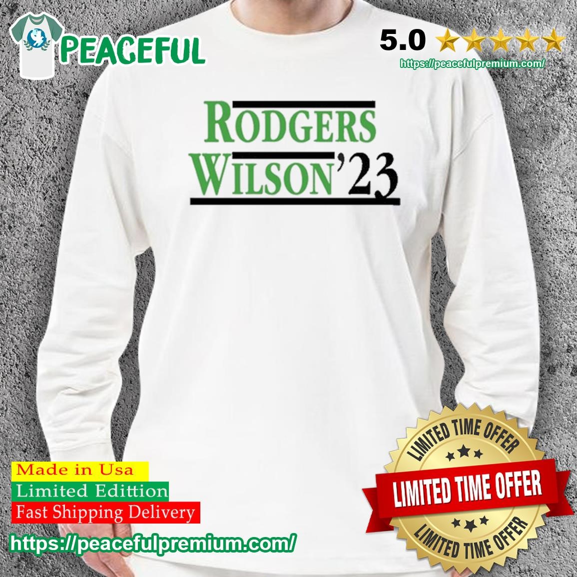 Official Rodgers Garrett Wilson '23 t-shirt