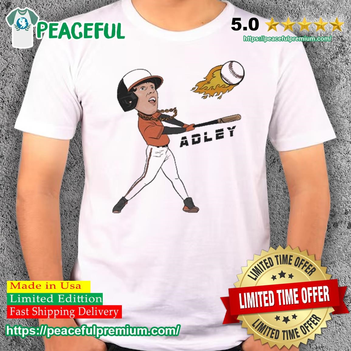 Adley Rutschman Adley Baseball Fire Shirt, hoodie, sweater, long sleeve and  tank top