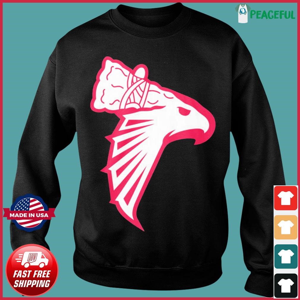 Atlanta Braves Falcons Hawks Atlanta United 4 teams sports circle logo shirt,  hoodie, sweater, long sleeve and tank top