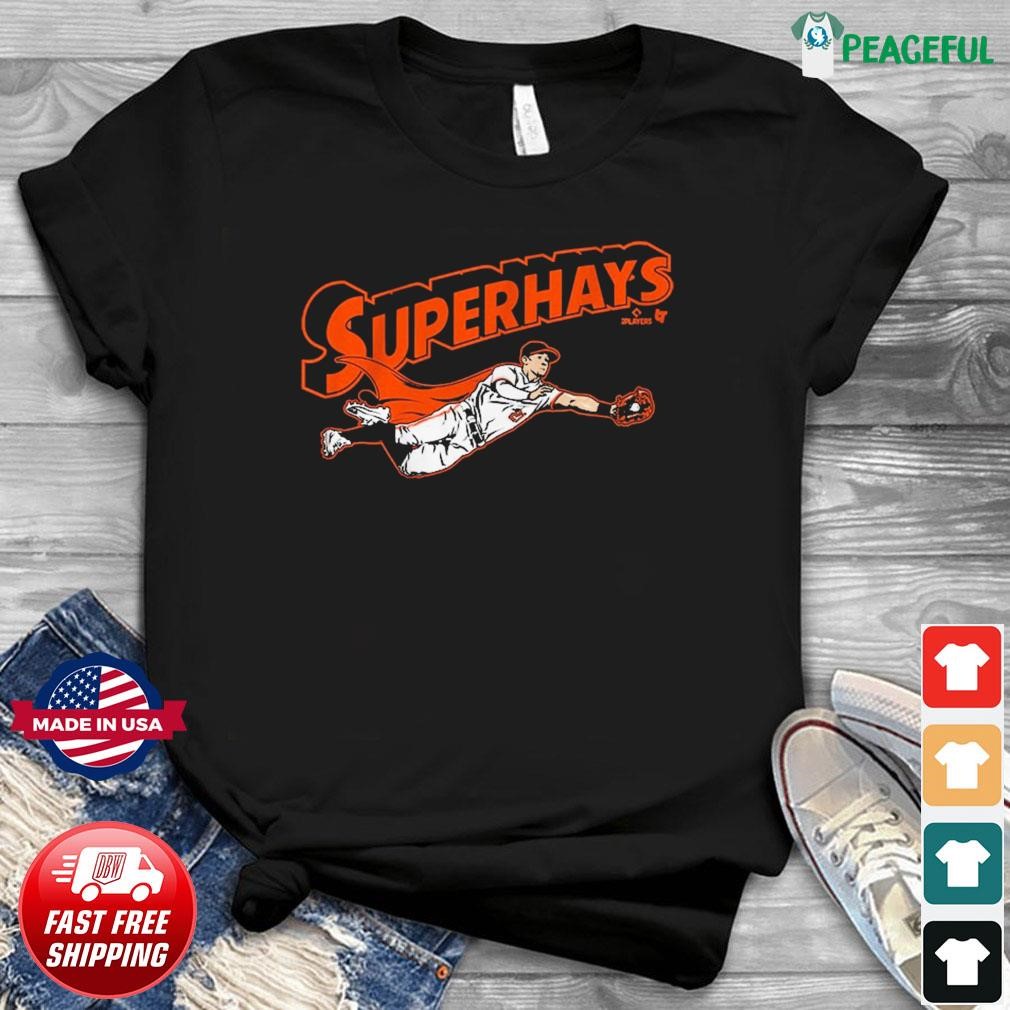 Austin Hays Baltimore Orioles Superhays logo shirt, hoodie, sweater, long  sleeve and tank top