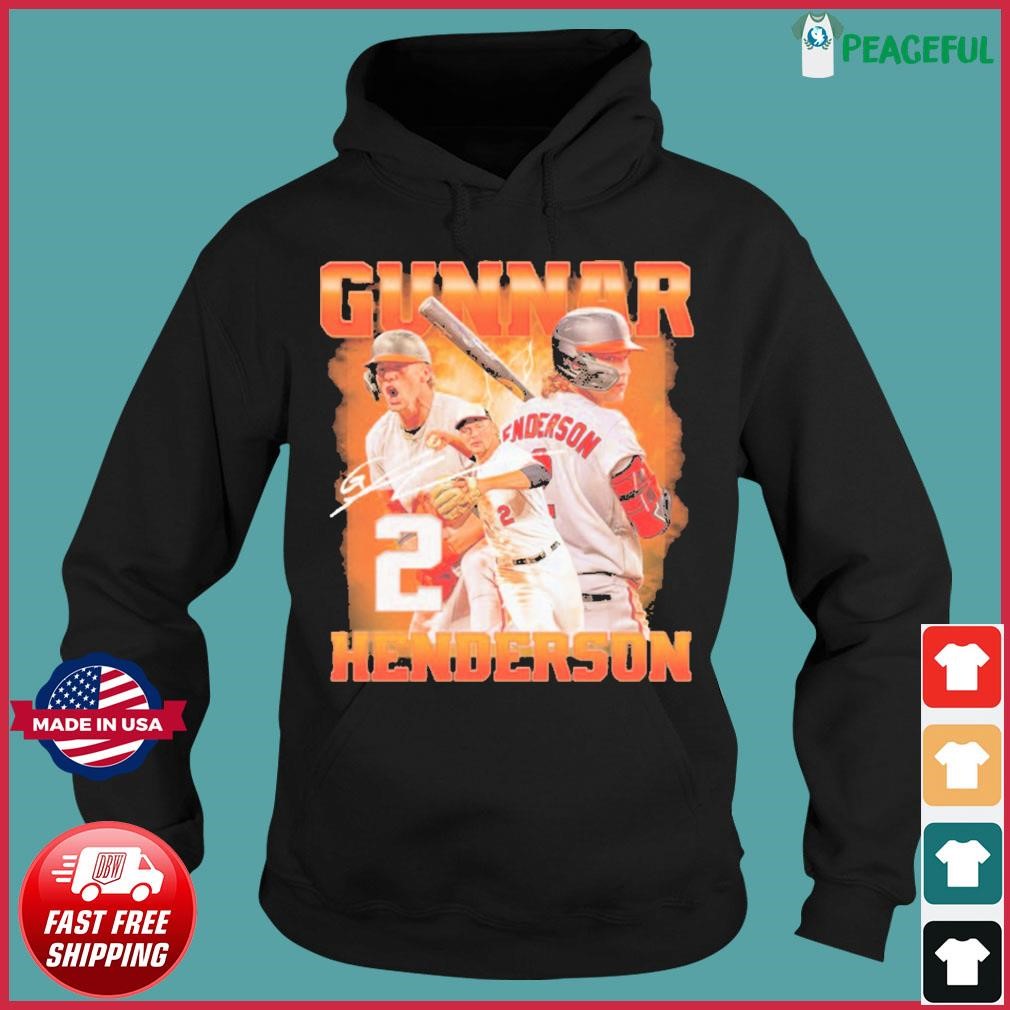 Gunnar Henderson Baltimore Orioles shirt, hoodie, sweater and long