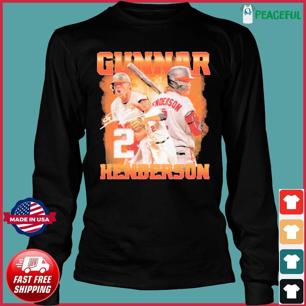 Gunnar Henderson Baltimore Orioles signature 2023 shirt, hoodie, sweater,  long sleeve and tank top