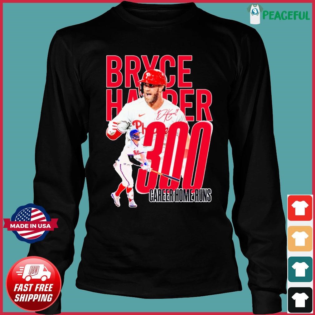 Official bryce harper 300 shirt, hoodie, sweater, long sleeve and tank top