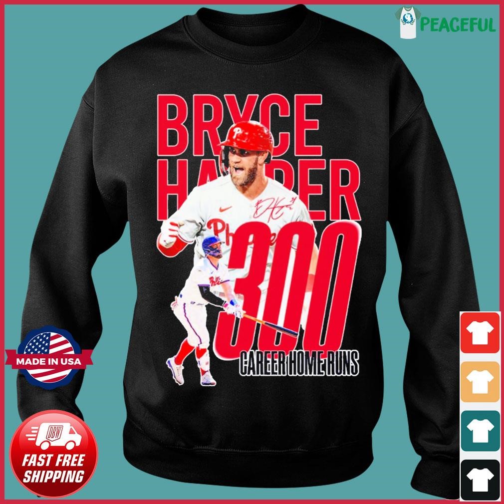 300 Home Runs Bryce Harper Shirt, hoodie, sweater, long sleeve and tank top