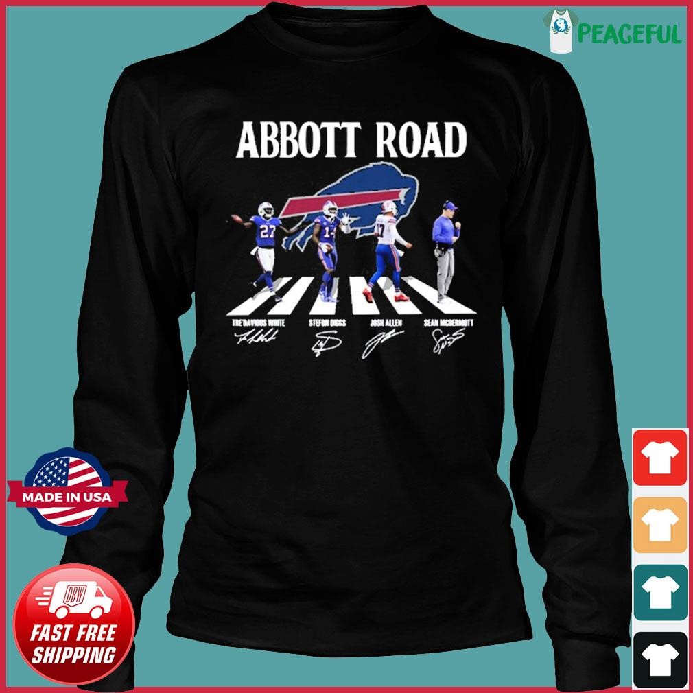 Buffalo Bills The Bills Abbey Road 2023 Signatures Shirt - Shibtee