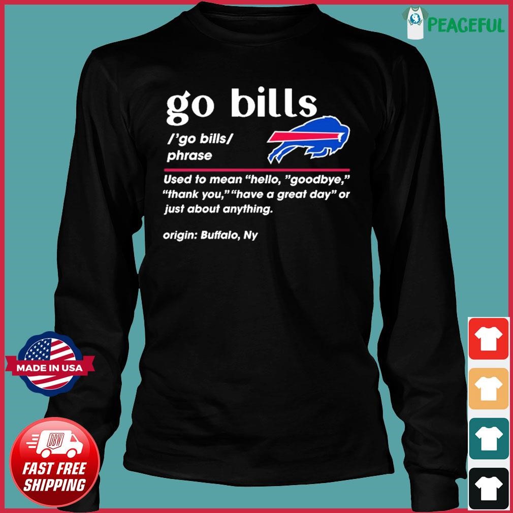 Go Bills definition shirt – Custom Buffalo Chic