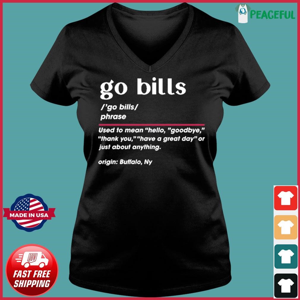 Go Bills Definition Buffalo Bills Unisex Cotton T-Shirt