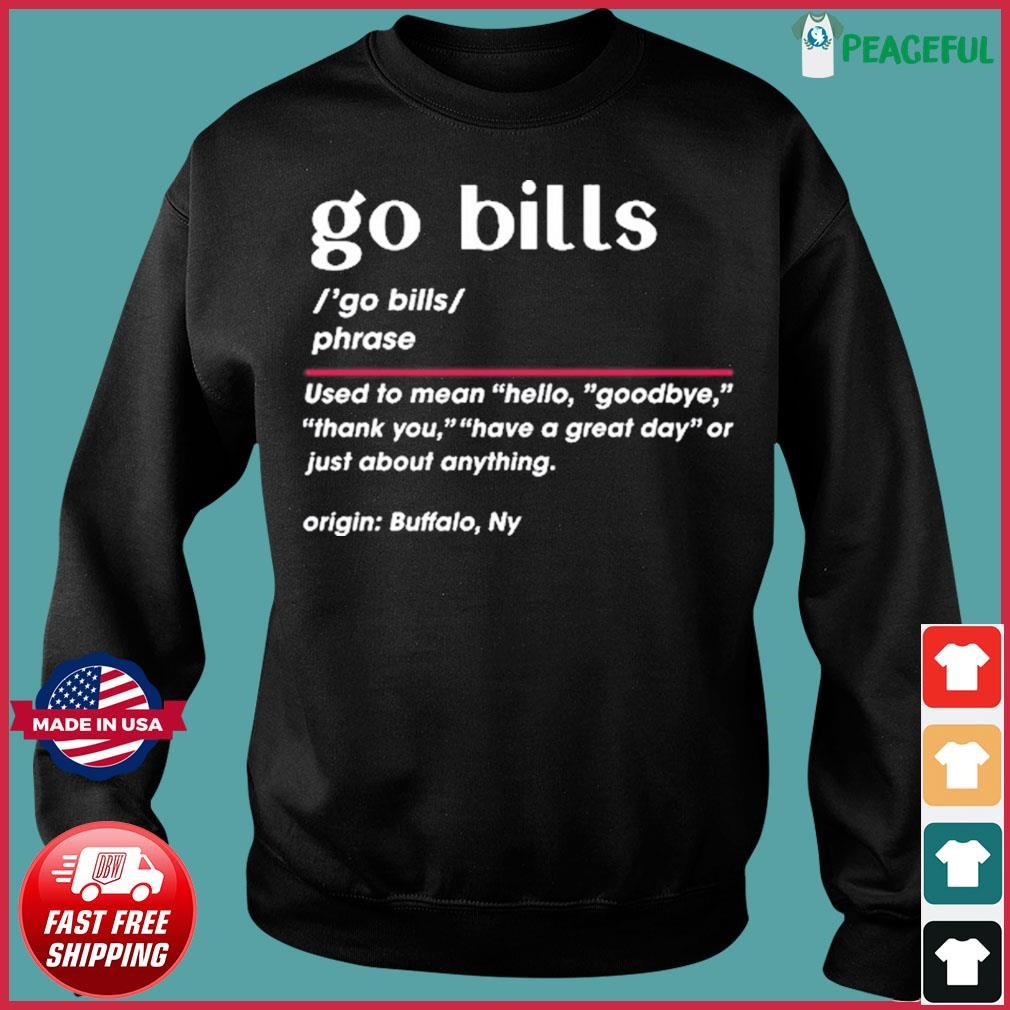 Go Bills Definition Buffalo Bills Unisex Cotton T-Shirt