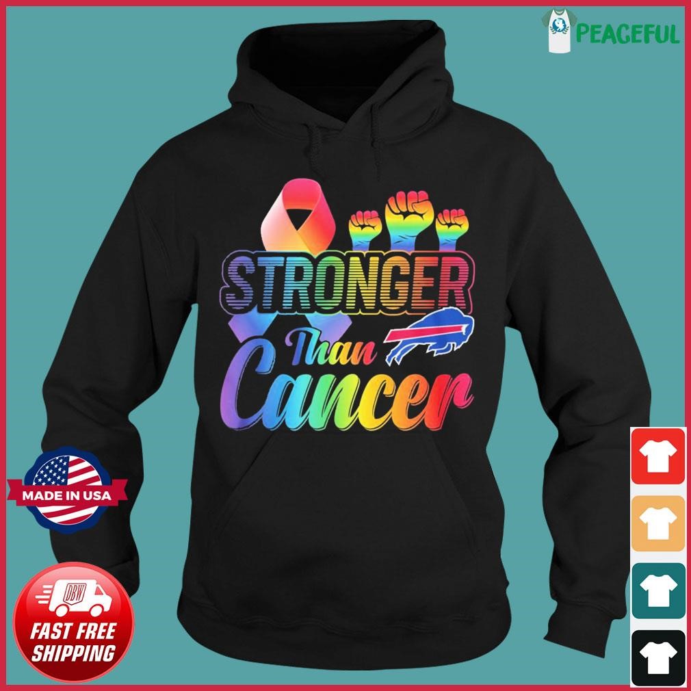 Official Nfl Buffalo Bills Stronger Than Cancer Shirt, hoodie