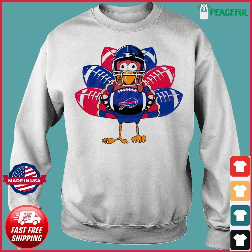 Buffalo Bills Turkey Thanksgiving Day Youth Long Sleeve