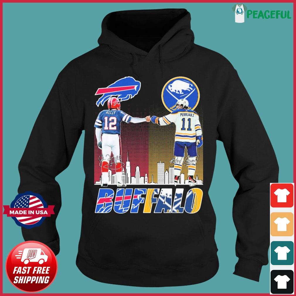 Buffalo Skyline Sports Teams Jim Kelly And Gilbert Perreault Signatures  Shirt, hoodie, sweater, long sleeve and tank top