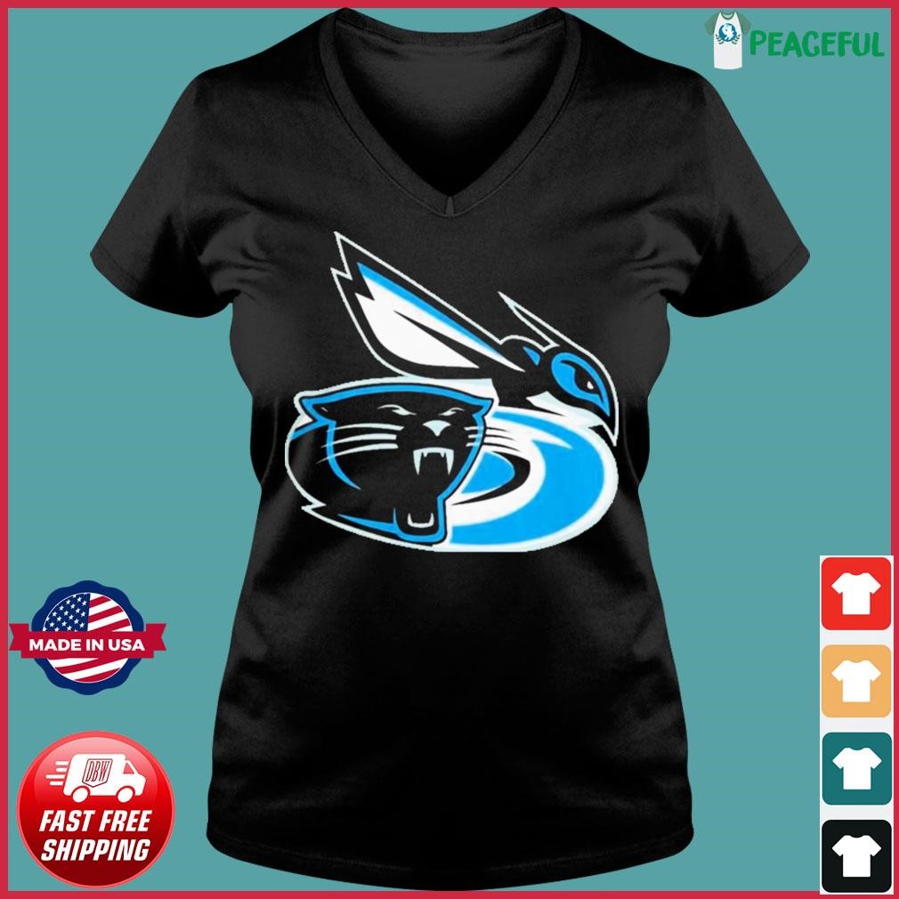 Carolina Panthers X Hurricanes And Hornets Logo Shirt - Peanutstee