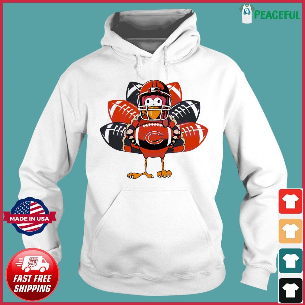 Chicago Bears Turkey Thanksgiving Shirt, hoodie, sweater, long