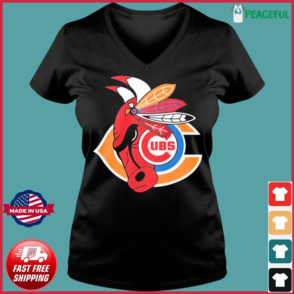 Chicago Cubs Bulls Bears Blackhawks Logo shirt, hoodie, sweater