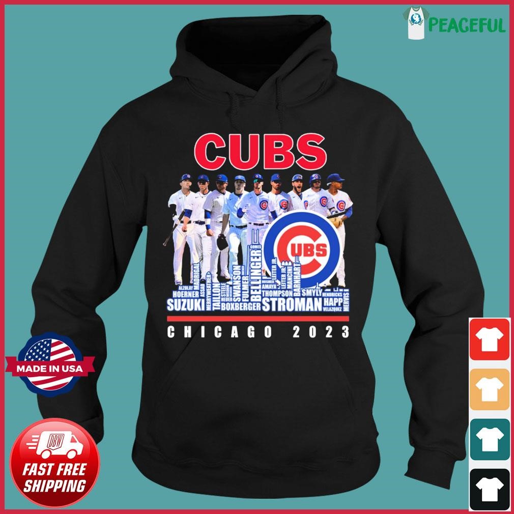 Chicago Cubs Skyline Players Name 2023 Shirt, hoodie, sweater, long sleeve  and tank top