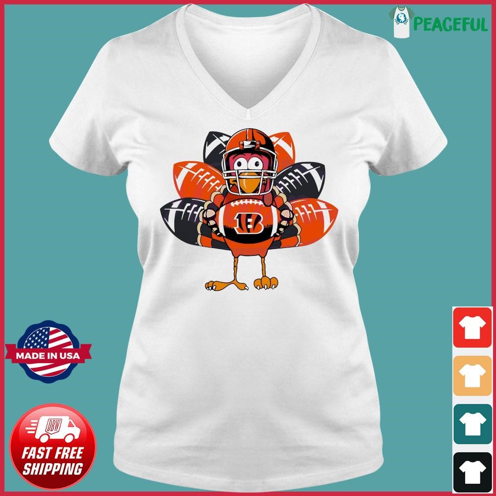 Cincinnati Bengals Turkey Thanksgiving Shirt, hoodie, sweater, long sleeve  and tank top