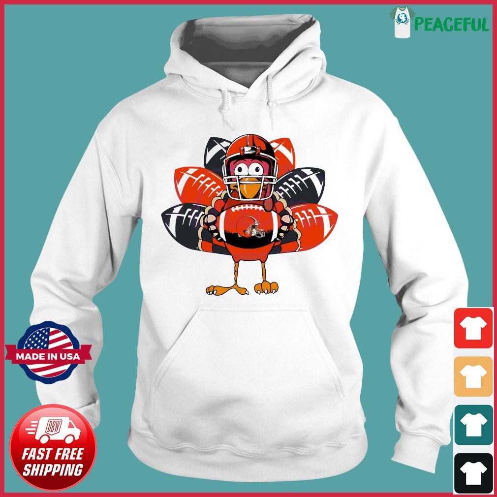 Cleveland Browns Turkey Thanksgiving Shirt, hoodie, sweater, long