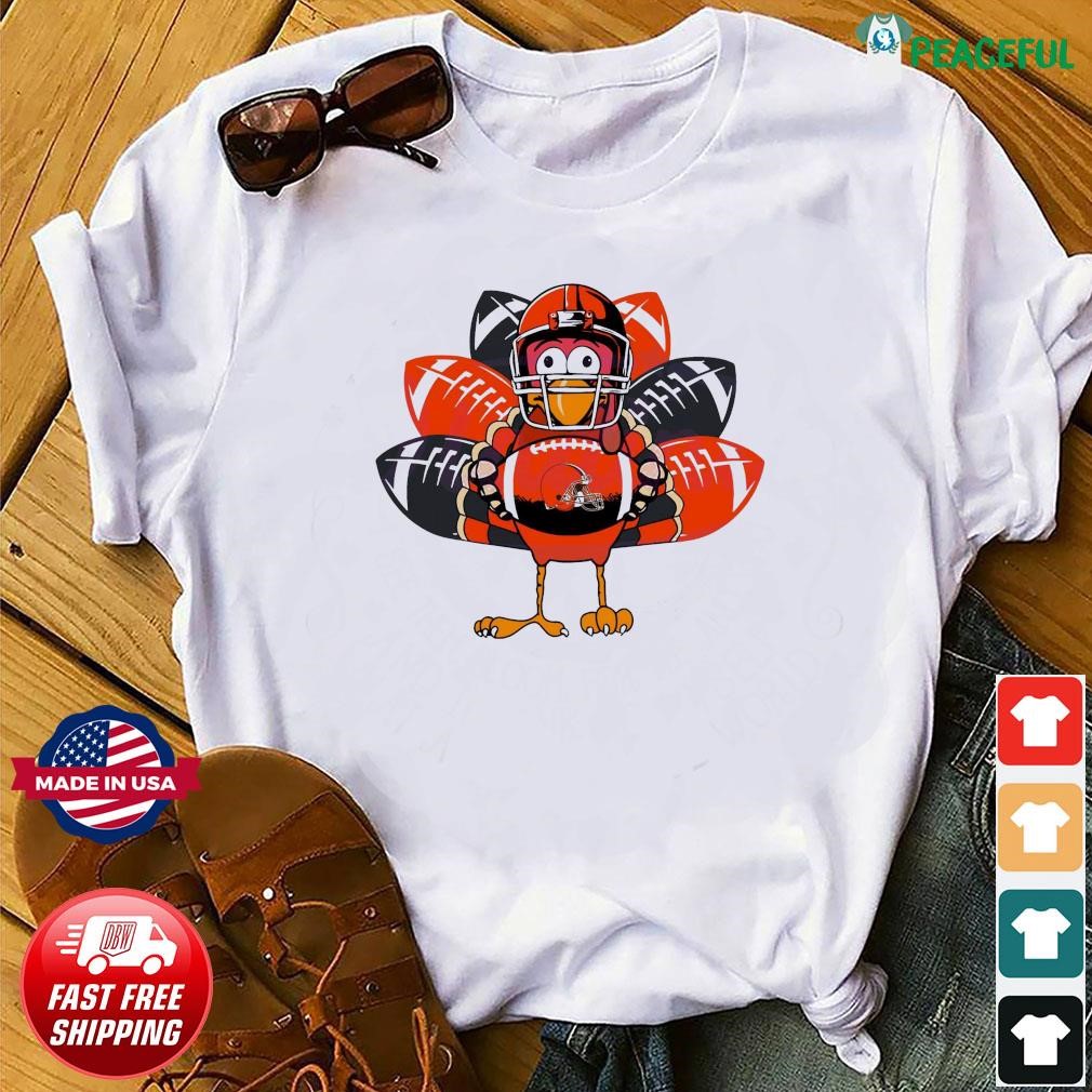 Cleveland Browns Turkey Thanksgiving Shirt, hoodie, sweater, long