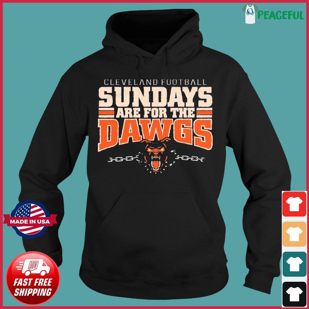 Sundays are Better in Cleveland Sweatshirt Women's Cleveland Football Shirt  - Happy Place for Music Lovers