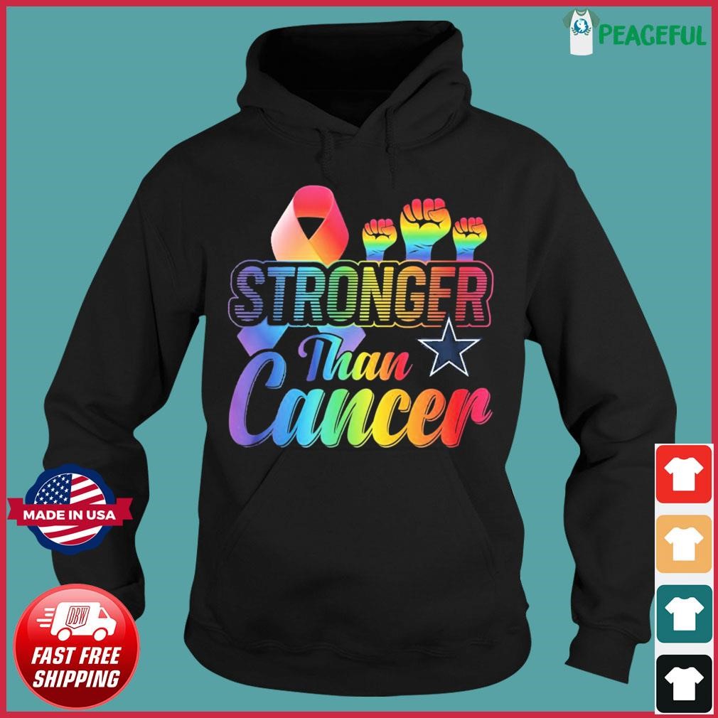 Dallas Cowboys Stronger Than Cancer Shirt, hoodie, sweater, long sleeve and  tank top