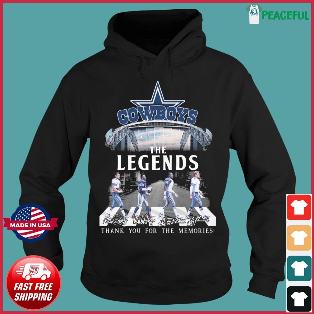 Dallas Cowboys The Legends Thank You For The Memories T-Shirt, hoodie,  longsleeve, sweatshirt, v-neck tee