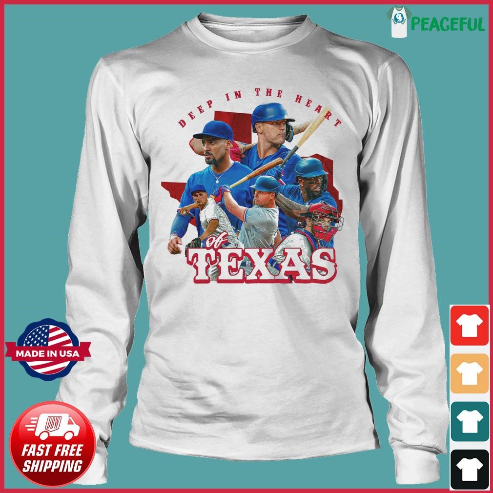 Deep In The Heart Of Texas Rangers Shirt, hoodie, sweater, long