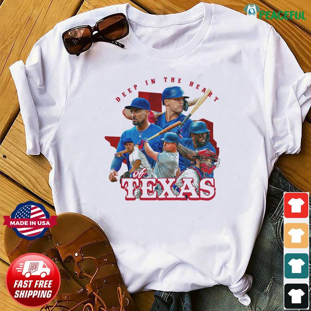 Deep In The Heart Of Texas Rangers Shirt, hoodie, sweater, long