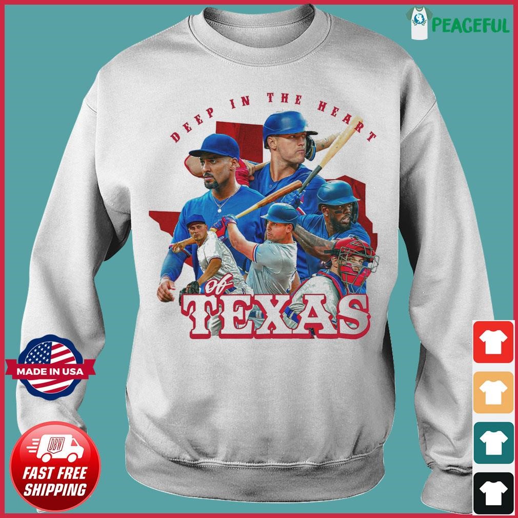 Deep in the heart of Texas baseball shirt, hoodie, sweater, long sleeve and  tank top