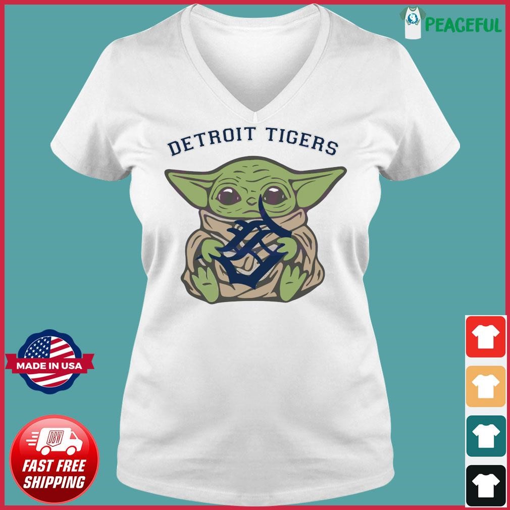 MLB Detroit Tigers Women's Short Sleeve V-Neck Fashion T-Shirt - S
