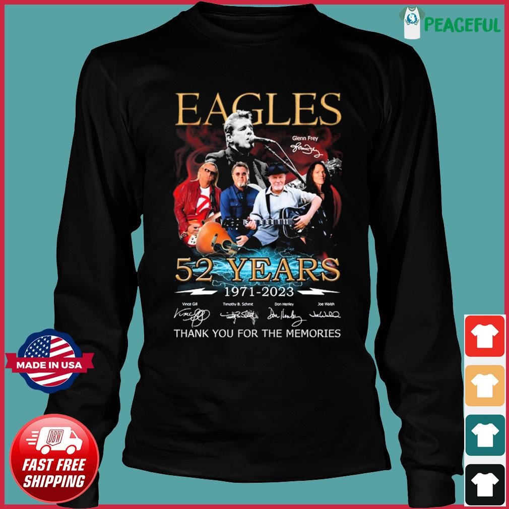 Eagles Band Rip Glenn Frey 52 Years 1971-2023 Memories Shirt