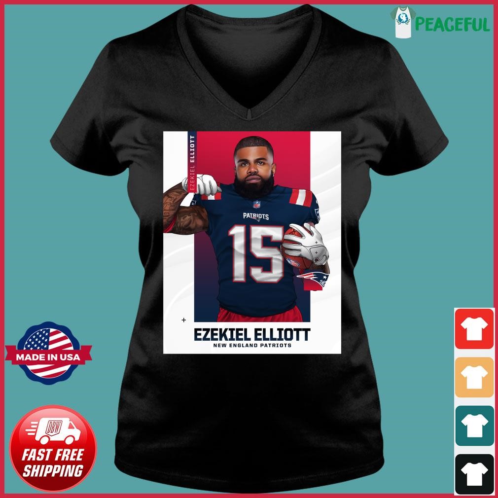 Ezekiel Elliott New England Patriot Shirt, hoodie, sweater, long sleeve and  tank top