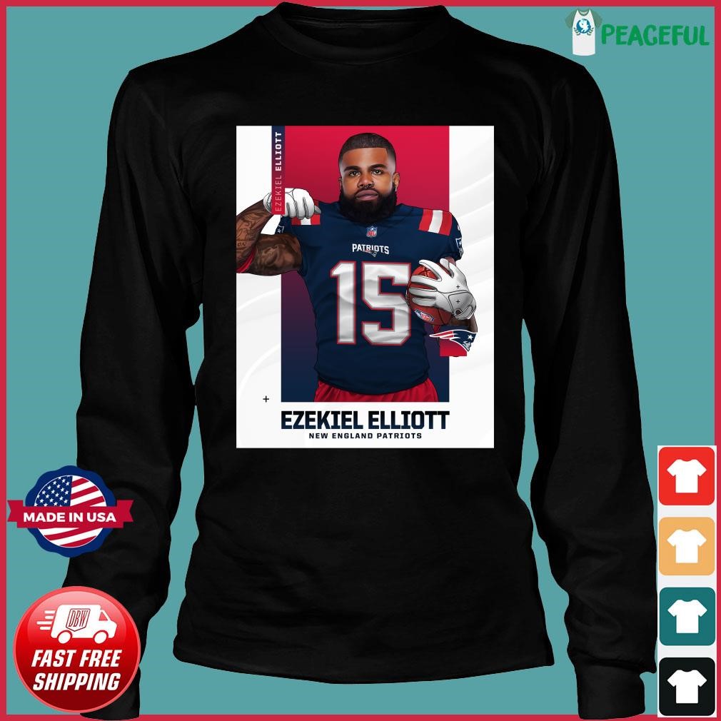 Ezekiel Elliott New England Patriot Shirt, hoodie, sweater, long sleeve and  tank top