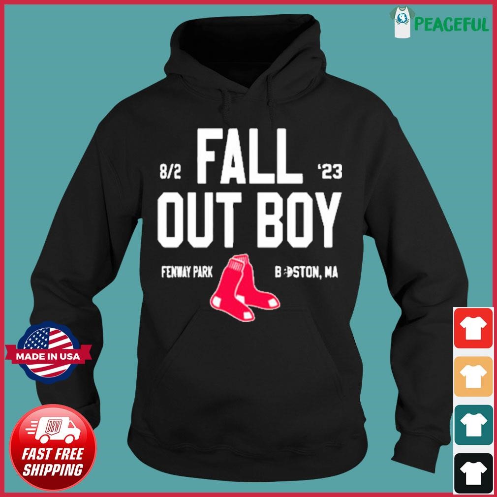 Official Fall out boy Boston red sox fenway park tour T-shirt, hoodie, tank  top, sweater and long sleeve t-shirt