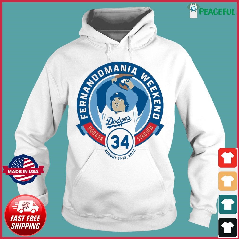 Official Number 34 Portrait Los Angeles Dodgers Fernando Valenzuela Shirt,  hoodie, sweater, long sleeve and tank top