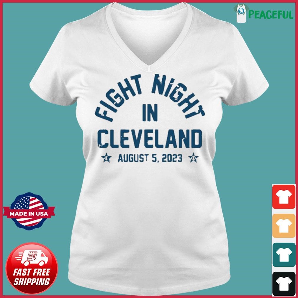 Official Breakingt Fight Night In Cleveland Shirt, hoodie, sweater, long  sleeve and tank top