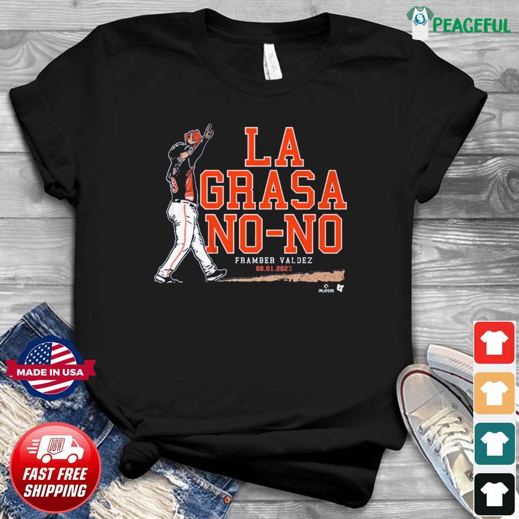 Framber Valdez La Grasa No-No T-Shirt in 2023