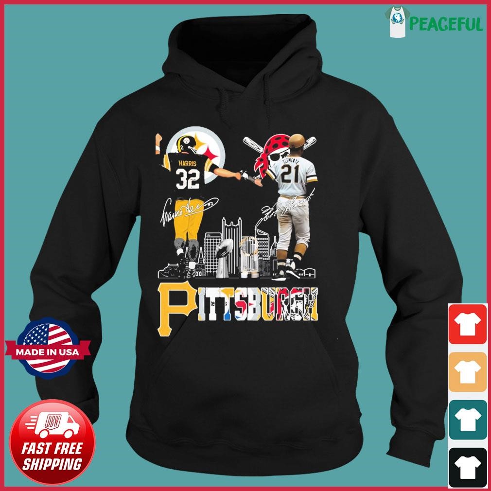 Franco Harris And Roberto Clemente Pittsburgh Sports Signatures Shirt,  hoodie, sweater, long sleeve and tank top